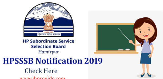 HPSSSB Recruitment 2019-20