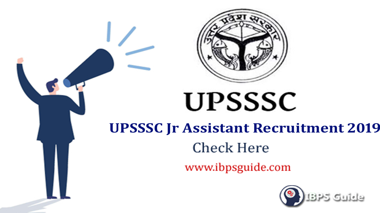 UPSSSC Junior Assistant Recruitment 2019 1 186 Vacancies Apply 