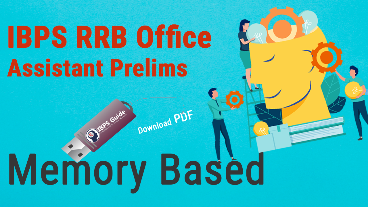 IBPS RRB Clerk Prelims Memory Based Paper PDF 2019: Download Now