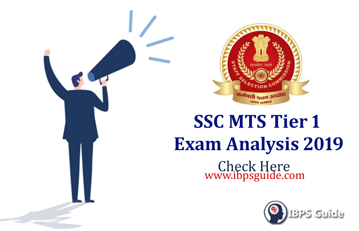 SSC MTS Tier 1 Exam Analysis 2019 Of 05th Aug Check SSC MTS Detailed