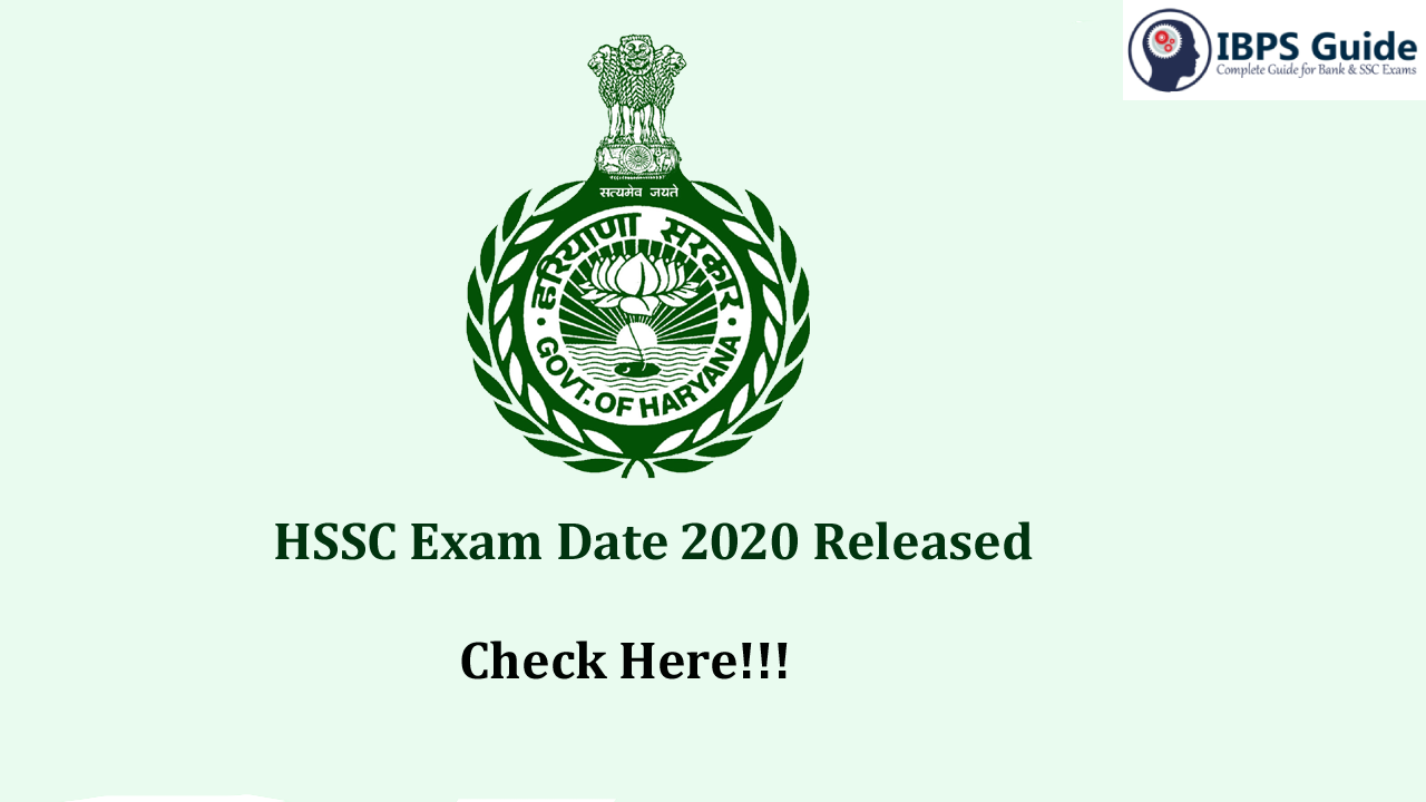 HSSC Exam Date 2020 | HSSC Admit Card 2020 (ADVT. NO. 12/2019)