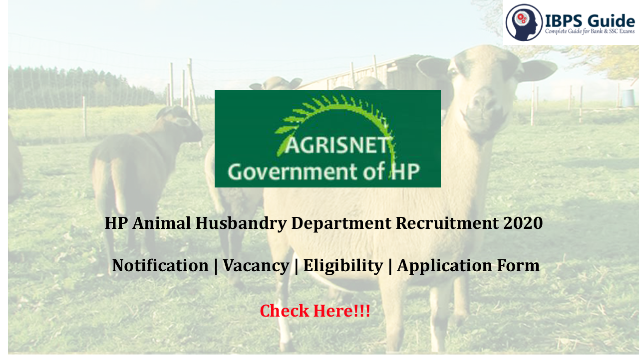 HP Animal Husbandry Department Recruitment 2020: Last Date to Apply