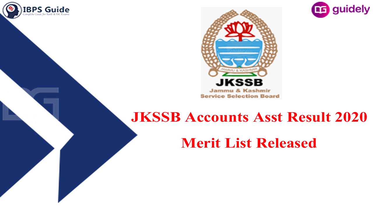 JKSSB Accounts Assistant Result 2020 Check the Merit List & Marks PDF