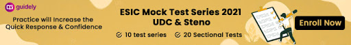 ESIC UDC Mock Test