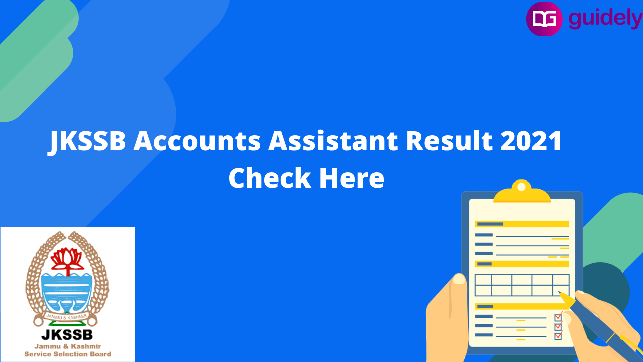 JKSSB Accounts Assistant Result 2021 Merit List & Cut Off Marks Out