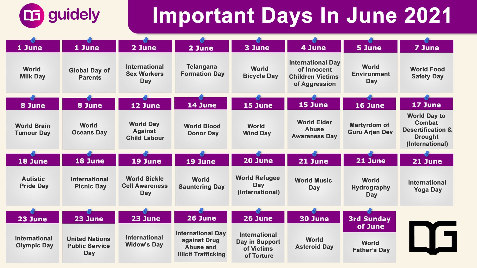 important days in June 2021