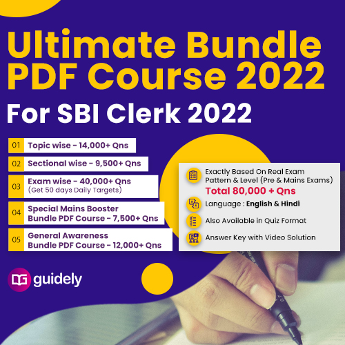 SBI Clerk 2022 Ultimate Bundle PDF Course