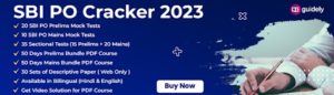 SBI PO Cracker 2023